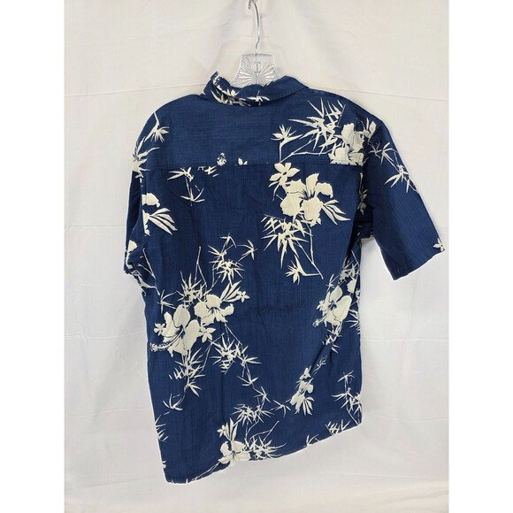 Mens O'Neill Button Up Blue Multi Floral Hawaiian Collar Shirt SZ M - Picture 7 of 10